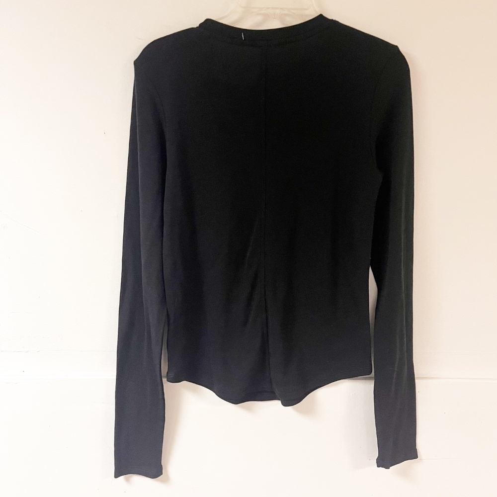American Eagle Soft Long Sleeve T-Shirt Crewneck Black NWT Size Large - Picture 8 of 8